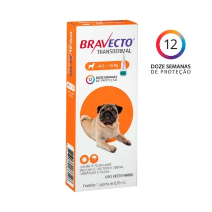 Bravecto Transdermal para Cães 4,5 a 10kg – MSD Saúde Animal