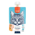 Creamy Sachê Frango e Cenoura para Gatos 90g – Wanpy