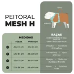 Peitoral Mesh H Bruma + Guia – TOH - Imagem 2